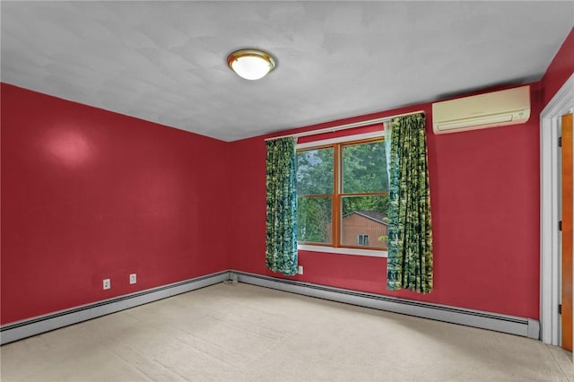 2 Birch St, Johnston, RI 02919 - carpeted spare room featuring a wall unit AC and baseboards