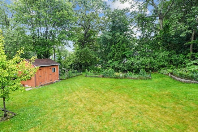 2 Birch St, Johnston, RI 02919 - view of grassy yard with a shed