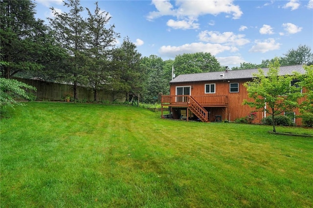 2 Birch St, Johnston, RI 02919 - back of house featuring stairs and a wooden deck