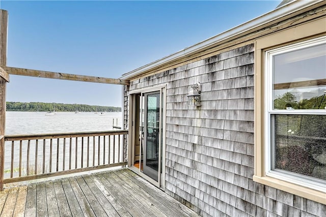 8 Alger Ave, Warwick, RI 02818 - deck featuring a water view