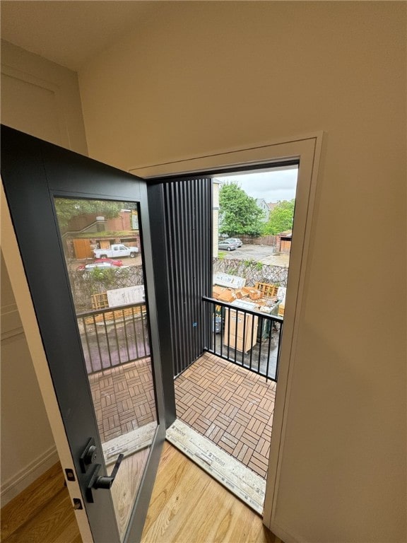 12 Daggett Ct Unit 2, Providence, RI 02906 - doorway with wood finished floors