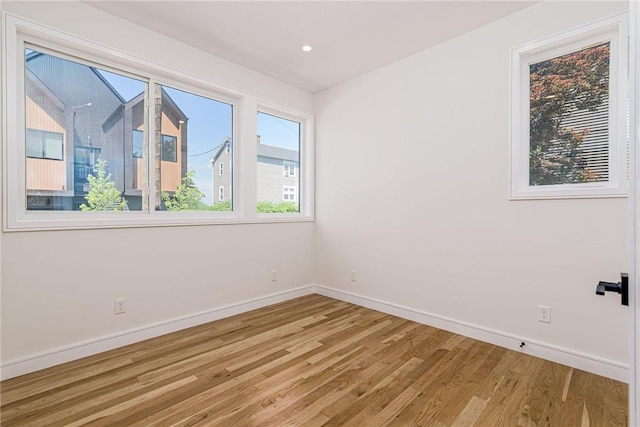 12 Daggett Ct Unit 2, Providence, RI 02906 - spare room featuring light wood-type flooring and recessed lighting