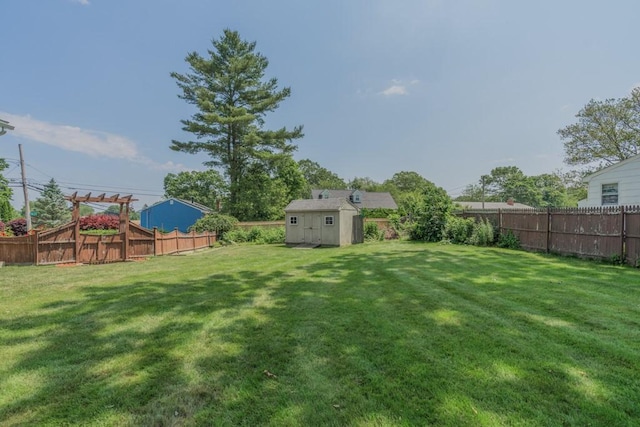 136 Youngs Ave, Coventry, RI 02816 - fenced backyard with a storage shed