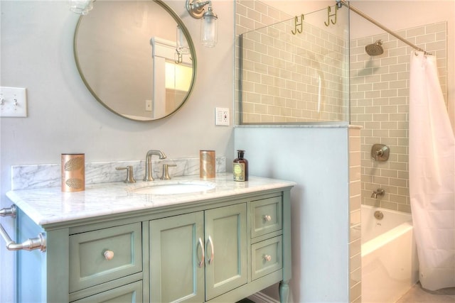 24 Old Beach Rd, Newport, RI 02840 - bathroom with shower / tub combo with curtain and vanity