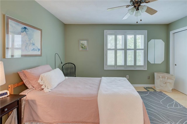 3399 Post Rd Unit 4, Warwick, RI 02886 - bedroom with multiple windows and a ceiling fan