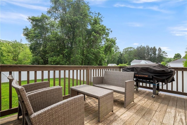 3560 Diamond Hill Rd, Cumberland, RI 02864 - wooden terrace featuring a lawn and outdoor lounge area