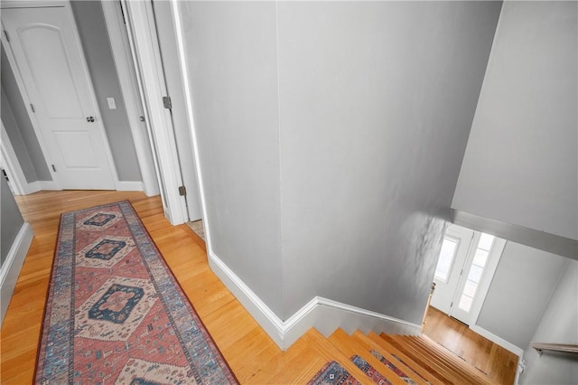 3560 Diamond Hill Rd, Cumberland, RI 02864 - corridor with light wood finished floors and baseboards