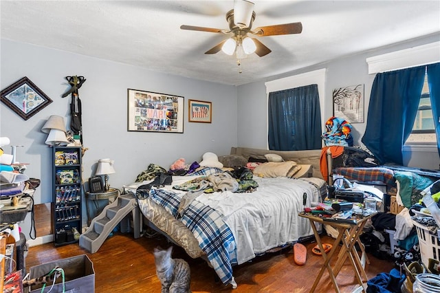 9 Nickerson St, Pawtucket, RI 02860 - bedroom with wood finished floors and ceiling fan