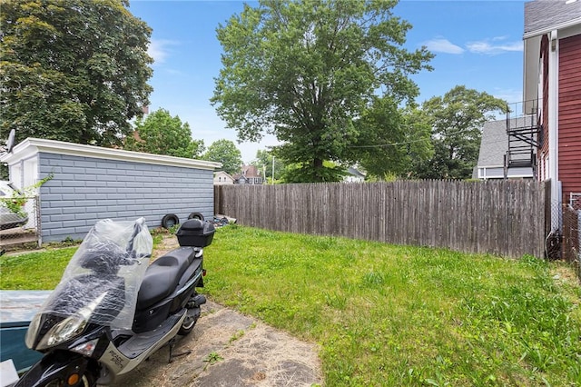 9 Nickerson St, Pawtucket, RI 02860 - view of fenced backyard