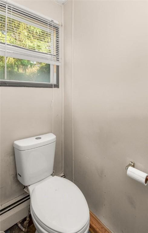 29 Cantaberry Ln, Coventry, RI 02816 - bathroom with toilet and baseboard heating