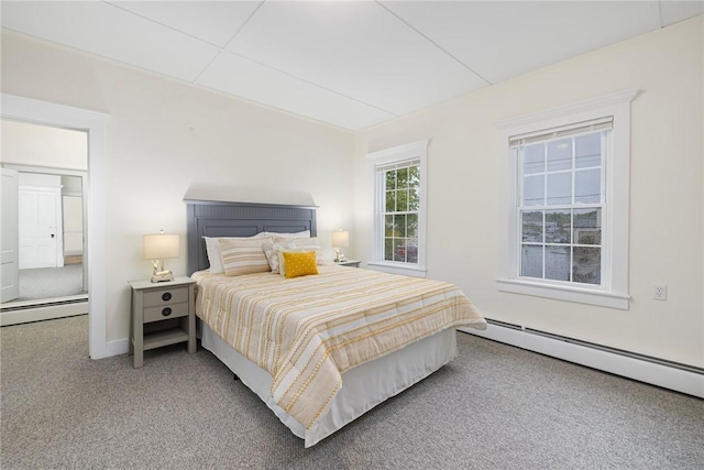 43 Cherry Ln Unit B, South Kingstown, RI 02879 - bedroom with carpet floors and a baseboard radiator