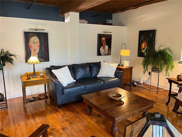 494 Woonasquatucket Ave Unit 304, North Providence, RI 02911 - living room with hardwood / wood-style floors