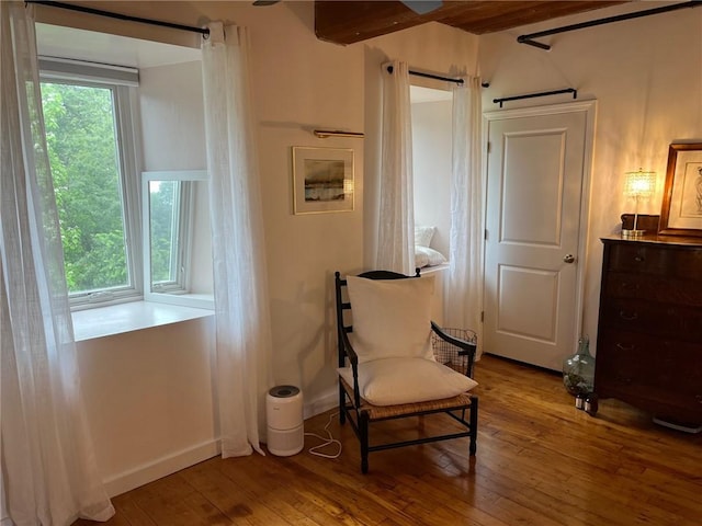 494 Woonasquatucket Ave Unit 304, North Providence, RI 02911 - sitting room with hardwood / wood-style floors