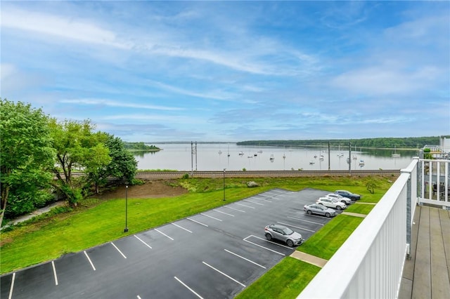 4430 Post Rd Unit 68E, Warwick, RI 02818 - uncovered parking lot with a water view