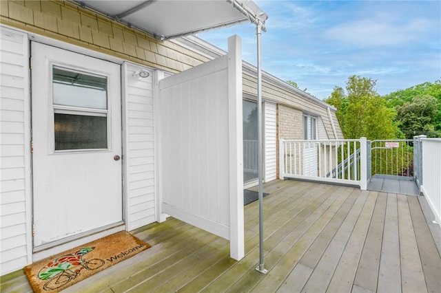 4430 Post Rd Unit 68E, Warwick, RI 02818 - view of deck