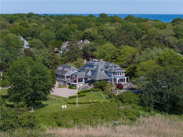 121 Avondale Rd, Westerly, RI 02891 - view of subject property featuring a forest and a nearby body of water