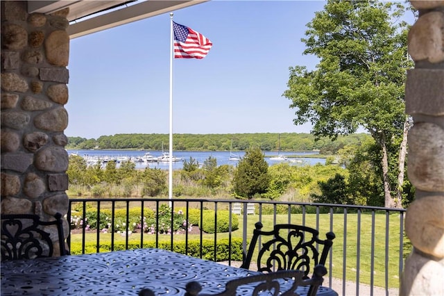 121 Avondale Rd, Westerly, RI 02891 - balcony with a water view