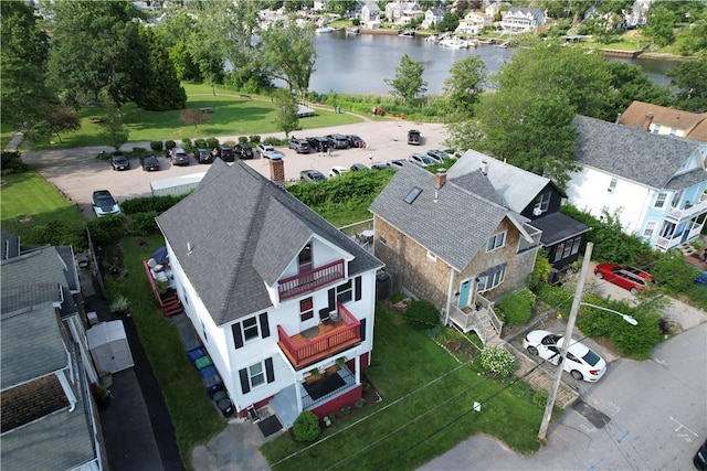 19 Remington St, Warwick, RI 02888 - aerial view of residential area with a nearby body of water