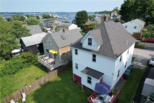 19 Remington St, Warwick, RI 02888 - aerial view of residential area with a nearby body of water