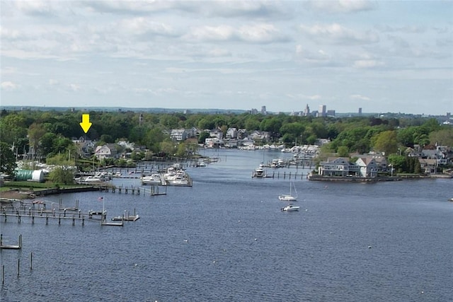 19 Remington St, Warwick, RI 02888 - water view with a boat dock