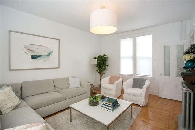 12 Poplar St, Newport, RI 02840 - living room with light wood-type flooring
