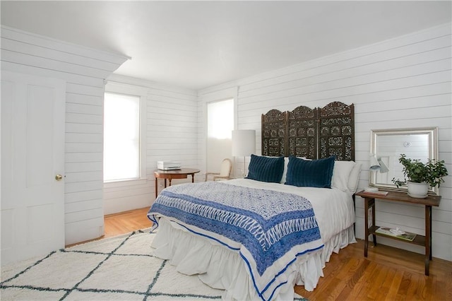 12 Poplar St, Newport, RI 02840 - bedroom with wood walls and wood finished floors