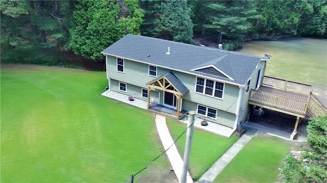 112 Cranberry Ridge Rd, Glocester, RI 02857 - view from above of property