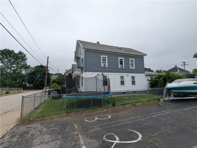 60 Sherman St, Pawtucket, RI 02860 - view of front of property featuring a trampoline