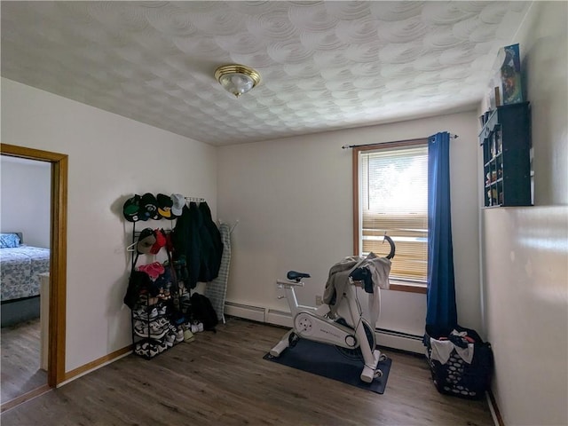 60 Sherman St, Pawtucket, RI 02860 - workout room with wood finished floors