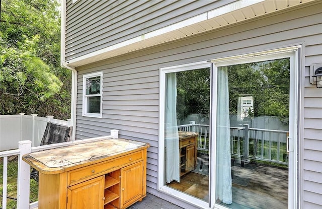 827 Anthony Rd, Portsmouth, RI 02871 - view of wooden terrace