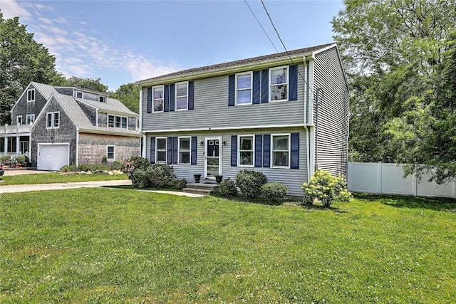 827 Anthony Rd, Portsmouth, RI 02871 - colonial home featuring a garage