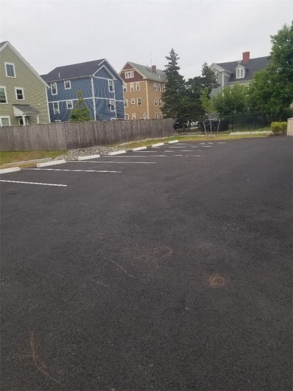 28 Portland St, Providence, RI 02907 - uncovered parking lot with a residential view