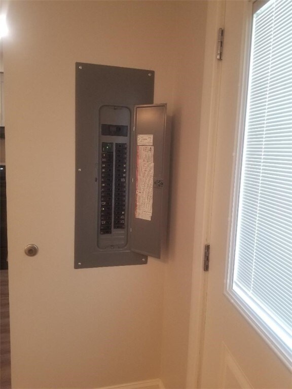 28 Portland St, Providence, RI 02907 - utilities with electric panel and a heating unit