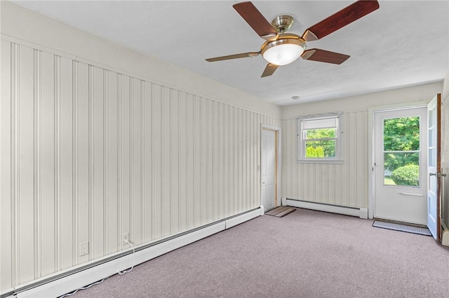 122 Cannon St, Cranston, RI 02920 - unfurnished sunroom featuring baseboard heating