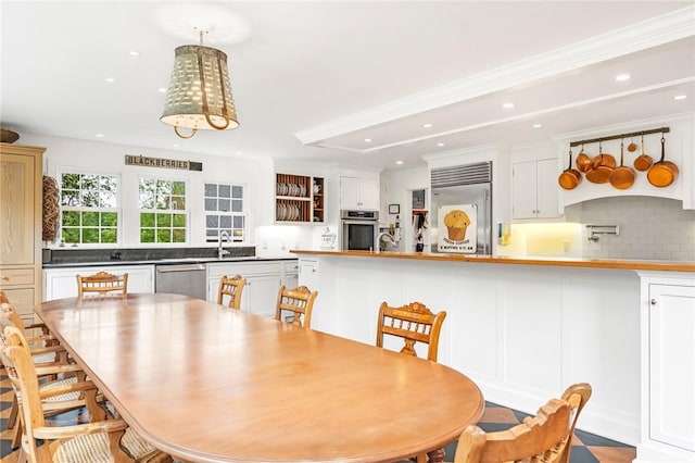 1049 Matunuck Schoolhouse Rd, South Kingstown, RI 02879 - dining space with recessed lighting