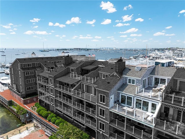 31 Coddington Unit 24, Newport, RI 02840 - drone / aerial view of a large body of water