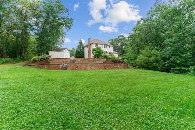 6 Jasons Grant Dr, Cumberland, RI 02864 - view of grassy yard featuring an outdoor structure