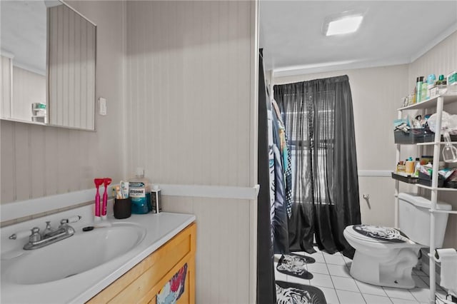 76 Slater St, Pawtucket, RI 02860 - bathroom featuring tile patterned floors and vanity