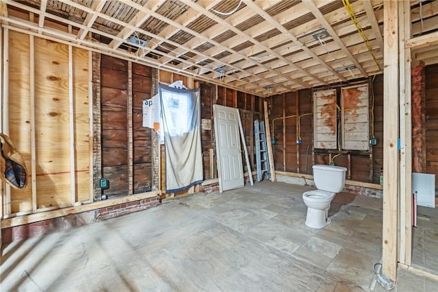 76 Slater St, Pawtucket, RI 02860 - miscellaneous room featuring wooden walls