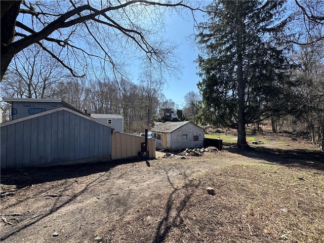 965 Main St, Hopkinton, RI 02832 - view of yard featuring an outbuilding