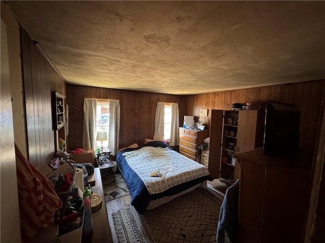 965 Main St, Hopkinton, RI 02832 - bedroom with wood walls