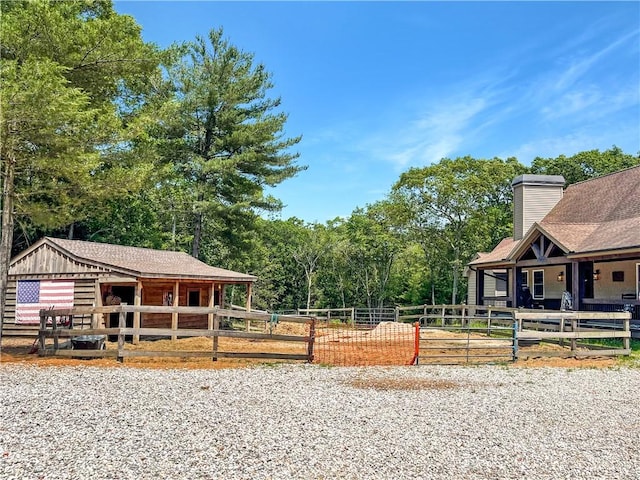 300 Tunk Hill Rd, Scituate, RI 02831 - view of horse barn