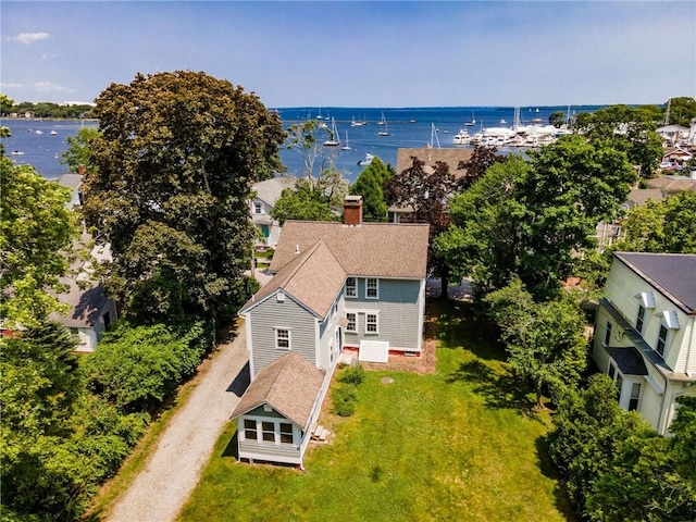 34 Pleasant St, North Kingstown, RI 02852 - view of subject property featuring a large body of water