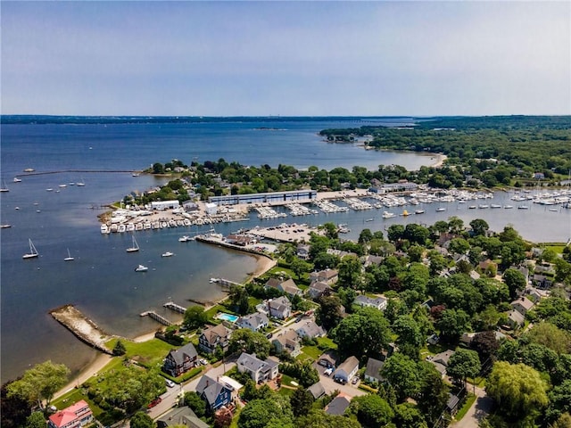34 Pleasant St, North Kingstown, RI 02852 - view of property location with a marina and a large body of water
