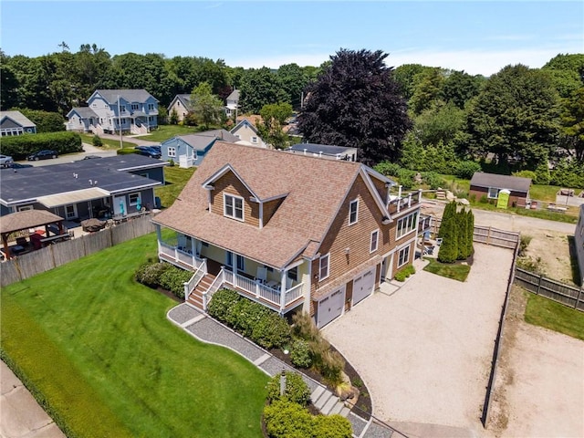 81 S Pier Rd, Narragansett, RI 02882 - aerial perspective of suburban area