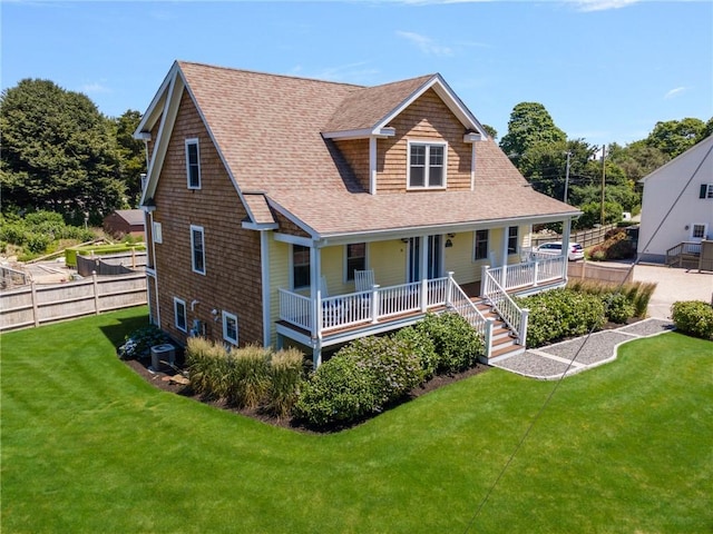 81 S Pier Rd, Narragansett, RI 02882 - view of front of house with a shingled roof and a porch
