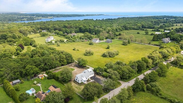 420 Long Hwy, Little Compton, RI 02837 - aerial overview of property's location featuring a large body of water