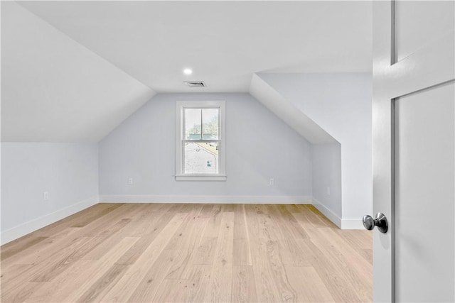 420 Long Hwy, Little Compton, RI 02837 - additional living space featuring vaulted ceiling and light wood-style floors