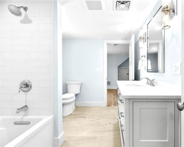 420 Long Hwy, Little Compton, RI 02837 - full bath featuring vanity, shower / bathtub combination, and wood finished floors
