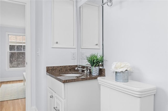 20 Narragansett Ave Unit 404, Narragansett, RI 02882 - bathroom with vanity and wood finished floors